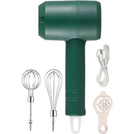 Frullatore elettrico senza fili - Frullatore a mano - Verde (1/5)