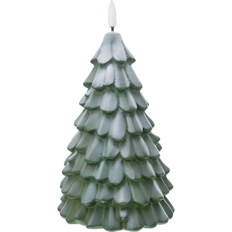 Veilleuse en forme de sapin de Noël avec ampoules LED à piles pour décorations de fête de vacances (1/5)