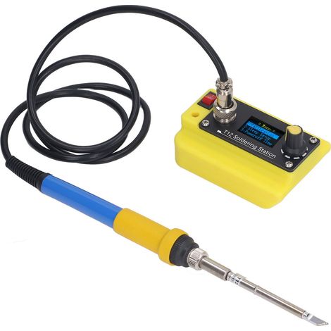 Station à souder sans fil 72W écran 0.96 pouce chauffage rapide refroidissement automatique fer à souder pour DCB180 DCB200 DCB201 (1/5)