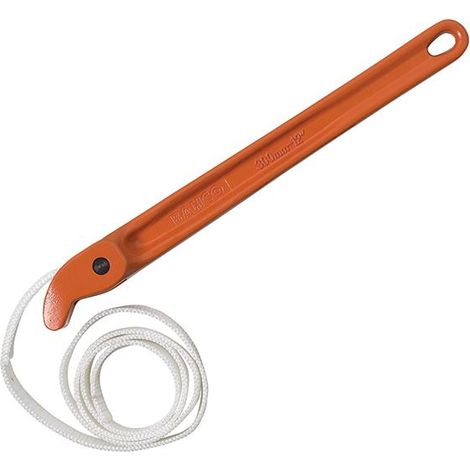 Bahco BAH3758 375-8 Plastic Strap Wrench for Heavy-Duty Plumbing and Maintenance (UK Import)