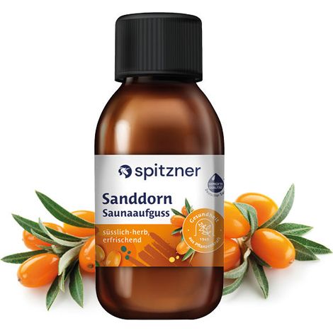 Spitzner Saunaaufguss Sanddorn 125 ml Wellness Sauna Aufguss Wellnessaufguss