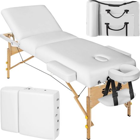 Table de massage portable pliante à 3 zones Largeur 70 cm, Rembourrage 7,5 cm