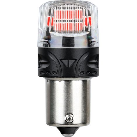 12V Ultra-Lumen Series - (PR21W) - BAW15s - 2 pz  - Scatola - Rosso - Doppia polarità - Resistenza incorporata