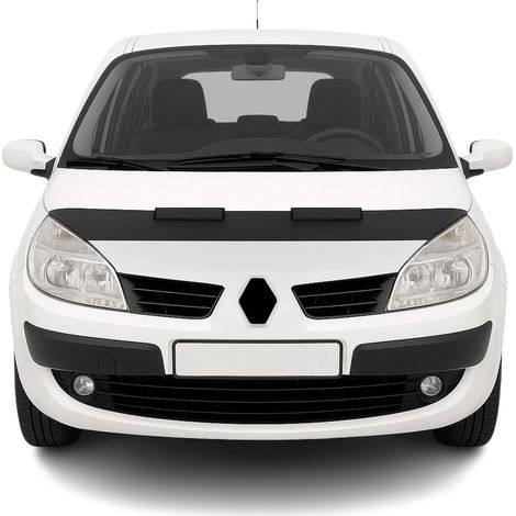 Protège Capot compatible avec Renault Scenic 2003 à 2009, Bra de Capot Protection, Noir (1/5)