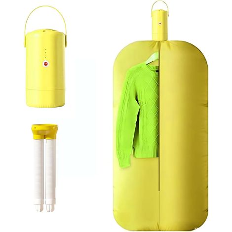 Sèche-Linge électrique Portable, Petit sèche-Linge, Mini sèche-Linge Chauffant Pliable de Voyage, Support de séchage électrique intérieur à 2 Modes, Appartement de Voyage de Camping (1/5)