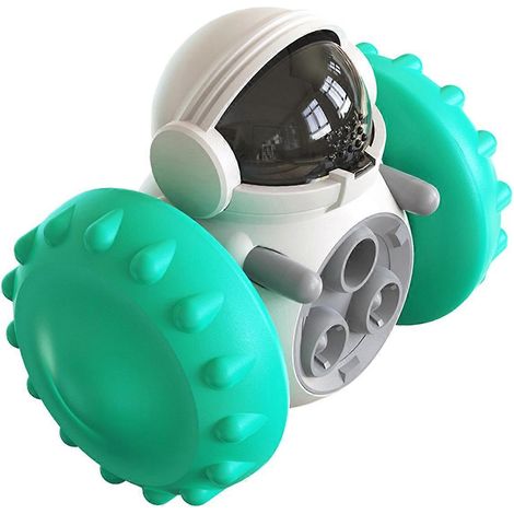 Jouet distributeur de friandises pour petits chiens, jouet interactif distributeur de nourriture pour animaux de compagnie, jouet distributeur de nourriture lente pour chiots et chats (1/5)