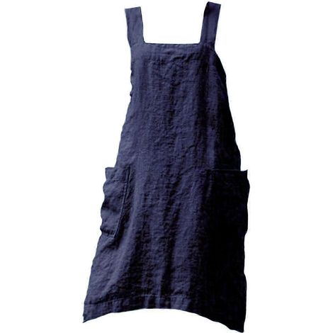 Kochschürze mit Taschen, langes Geschenk, Küchenlatz für Grillmeisterinnen, Köchinnen, Ehefrauen und Erwachsene-XXXL-Blue (1/5)