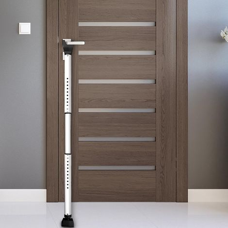 Support de porte à bande de sécurité réglable, support de porte à bande de sécurité réglable sur 3 niveaux (84 cm à 113 cm), support de porte antidérapant pour la sécurité domestique, verrou de porte (1/5)