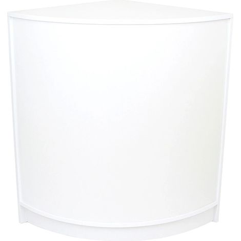 Retail Shop Corner Counter CM60 - White (1/5)