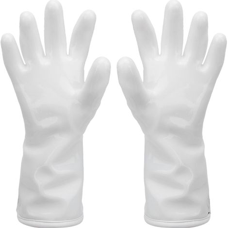 Gants en silicone liquide résistants à la chaleur (70 °C à 200 °C) pour la cuisson au barbecue, au four et la transformation des aliments à haute température. Taille 9. (1/5)