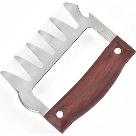 Séparateur de viande pour barbecue, outil de grillage, séparateur de viande en forme de griffe d'ours, râpe à viande, fourchette multifonctionnelle en forme de griffe d'ours-AquaForge (1/3)