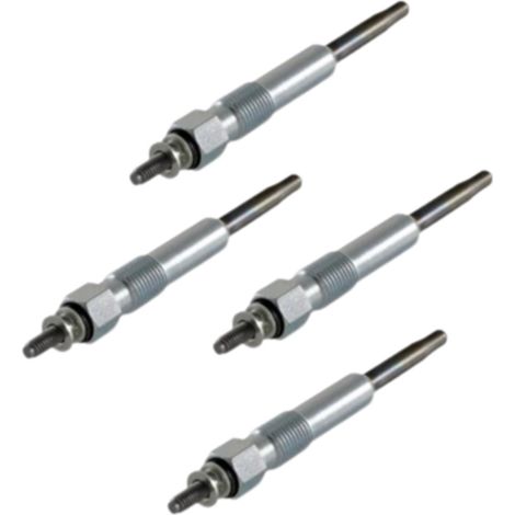 Kit 4 candelette diesel 11V per fiat scudo (220) 19 d 51kw-69cv