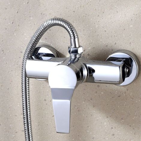 Mélangeur de Douche en Laiton - Robinet Mitigeur pour Bain et Douche Murale