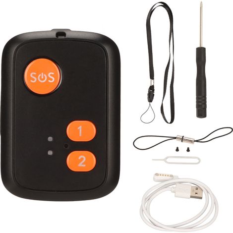 Traceur GPS 4G Professionnel Antipérdition Etanche IP67 avec Bouton SOS pour Personnes Âgées et Enfants (1/5)