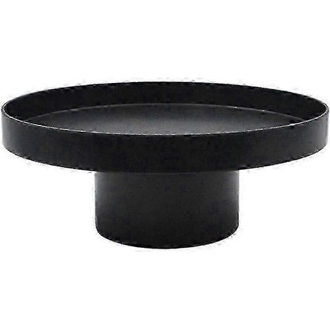 Plateau décoratif rond noir et blanc en ABS pour parfums et cosmétiques aux fruits, idéal pour l'organisation et la décoration intérieure. SZRH AM (1/5)