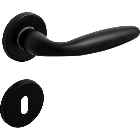 Mat Noir Rosas Cylindre Porte Poignée (1/2)