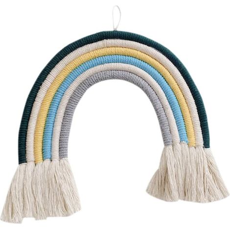 Grande décoration à suspendre pour chambre d'enfant arc-en-ciel, pour fête de mariage, anniversaire de bébé (1/3)