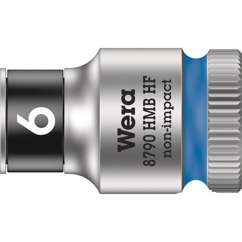 WERA Steckschlüsseleinsatz 6-kant 3/8" 6mm mit Haltefunktion