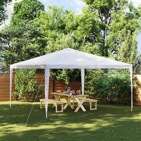 vidaXL Carpa de celebraciones blanco 4x4 m (1/5)