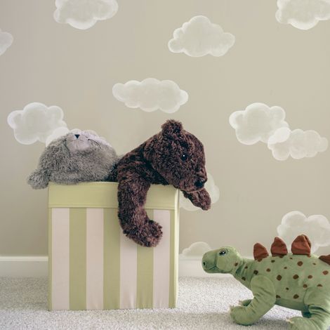 Papier peint intissé Little Cloud 1005 x 52cm Beige (1/5)