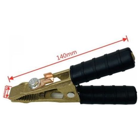 Kit 2 pinces pro(+ et -) en laiton de batterie ou de demarrage 250B,Pinces de demarrageou de batterie (1/3)