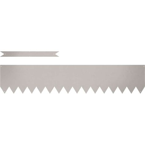 Bordure de Pelouse 20 pcs Marron 100 x 0.05 x 20 cm (1/5)