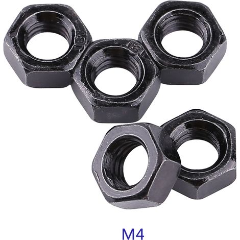 Zinc Plated Carbon Steel Class 8.8 Metric Thread Hex Hexagonal Nuts (M4)