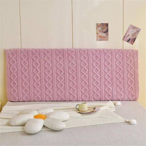 CCYKXA Rose 90cm Stretchable Headboard Cover, Soft and Warm Protective Headboard Cover, Washable Headboard Cover for Single, Double, and King Beds (1/4)