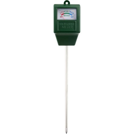Medidor de humedad para plantas (2 piezas), higrómetro para plantas, medidor de agua del suelo, sensor de humedad para jardín (sin pilas) (1/5)