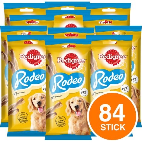 PEDIGREE RODEO 7 BASTONCINI SNACK PER CANE CON POLLO 123 GR