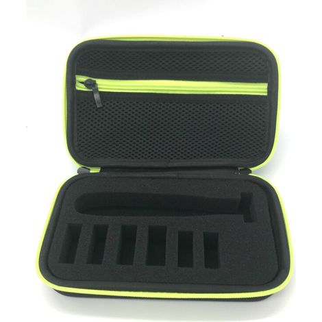 Étui pour Philips Philips OneBlade Pro Housse, EVA Coque Voyage Rigide avec éponge Sac de Rangement per One Blade(version maille noire) (1/4)