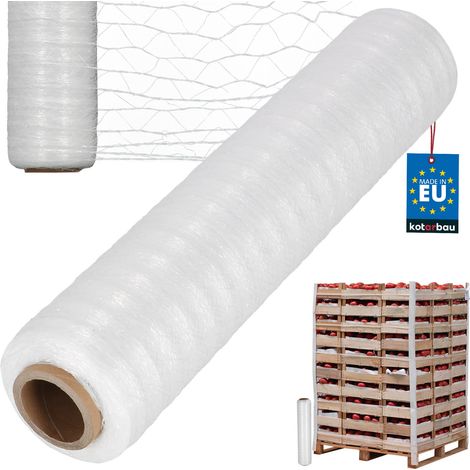 KOTARBAU® Red para palés manuales transpirables y elásticos para flores, verduras y frutas, madera, 50 cm, 500 MB