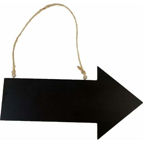 Wooden signposts, arrows, reusable chalkboards, directional signs, housewarming gift (black) (1/5)