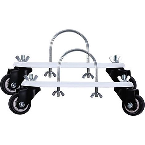Ruote per radiatore riempite d'olio, 2 pezzi, riscaldatore elettrico mobile, base universale, facile da installare, ruote per riscaldatore riempite d'olio con (1/4)