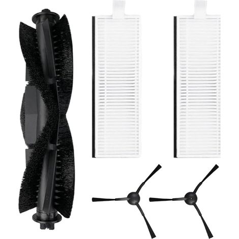 Set mit 5 Hauptseitenbürsten für den Laresar Evol 3 Saugroboter, 1 Hauptwalzenbürste, 2 HEPA-Filter, 2