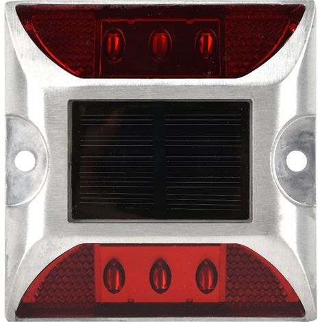 Wasserdichte, solarbetriebene LED-Signalleuchten für Einfahrten oder Außenstraßen (1/5)