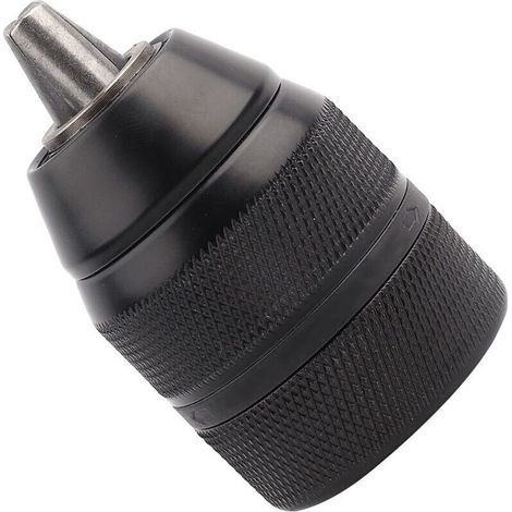 Mandrino per trapano in metallo da 13 mm, mandrino per trapano Milwaukee, mandrino Metabo, mandrino di ricambio universale, attacco da 1/2", mandrino per trapano autobloccante senza chiave, mandrino p (1/4)