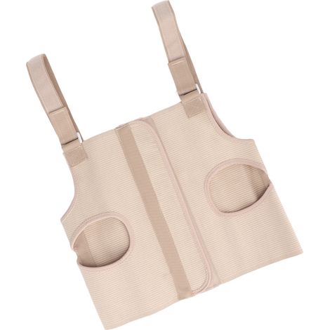 Sangle thoracique orthopédique élargie, fixation adhésive réglable, bretelle respirante, soutien costal M, maintien dorsal et pectoral (1/5)