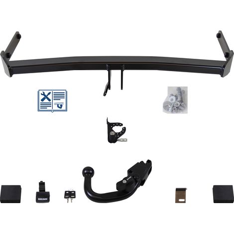 Attelage rotule démontable Brink + faisceau Trail-Tec spécifique 7 broches - VW T-ROC (1/2)