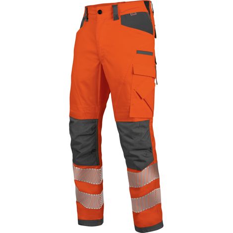 Pantalon de travail haute-visibilité EN 20471 2 Neon Würth MODYF orange anthracite 46 (1/5)