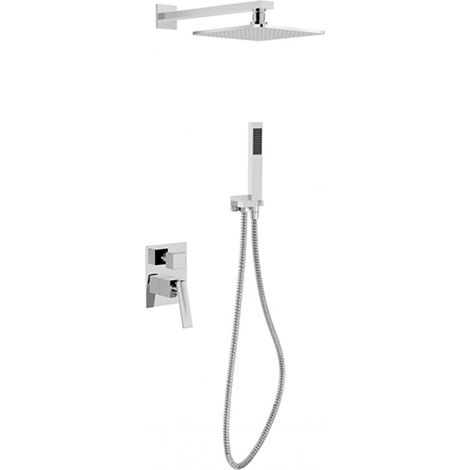 Conjunto de ducha empotrada cromada Besco Aspira II (1/4)