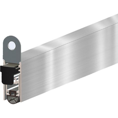Joint de sol de porte automatique EllenMatic Uni-P avec. Cadre de montage. argent.L958