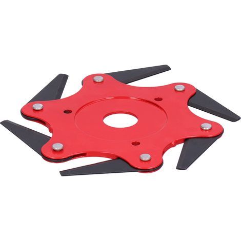 Tête de coupe métallique 6 dents pour tondeuse à gazon, accessoire de remplacement de lame (1/5)