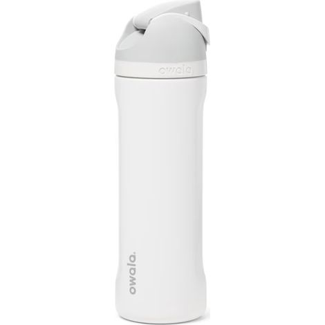 Bouteille d'eau isotherme sous vide, 710 ml (24 oz), Mug de voyage blanc minimaliste (1/5)