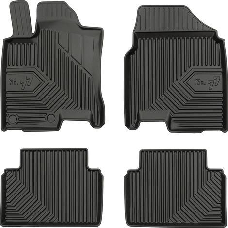 Tapis de Sol de Voiture pour Nissan Qashqai I Tekna 2006-2013 TPE Noir 4Pcs (1/5)