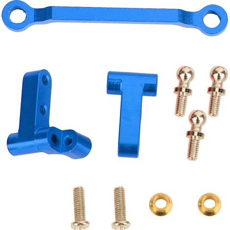 Lenkstange aus Aluminiumlegierung für 1/18 RC-Cars A949 A959-B A969 A979 K929 - Blau (1/5)