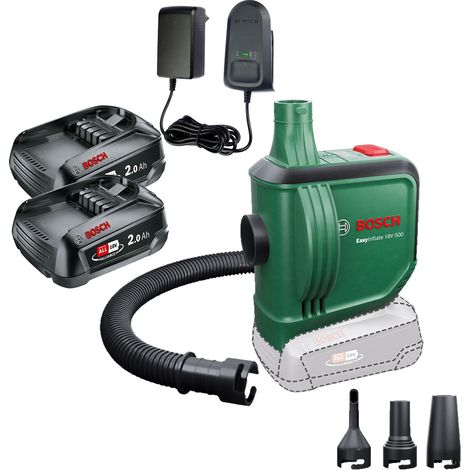 Bosch EasyInflate 18v 18V-500 Cordless Volume Air Pump Inflator 2x 2.0Ah Battery (1/5)