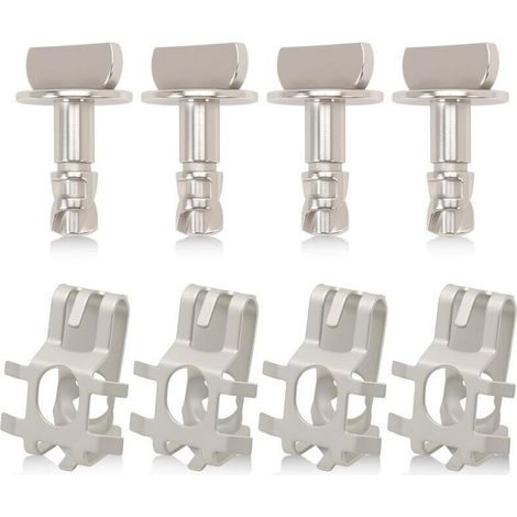 Satz mit 4 Motorhauben-Schutzschrauben, kompatibel mit F150 2011-2019 BB53 6C020-AA, BB5Z-00817-A, W716006-S439 (1/4)