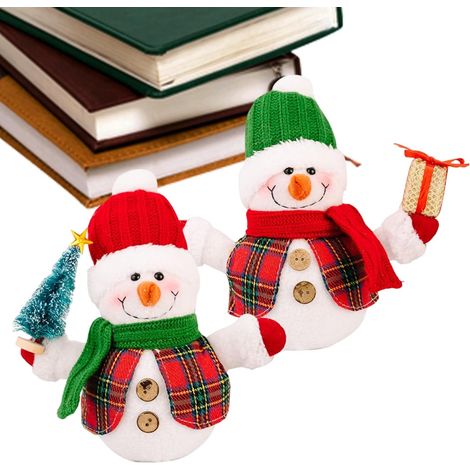 Peluche Bonhomme De Neige Lumineux - Figurine En Peluche Lumineuse Décor (1/5)