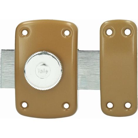 YALE Cerradura de cilindro Ø 23 mm longitud 30 mm - Marrón dorado - YV10 - 16381000